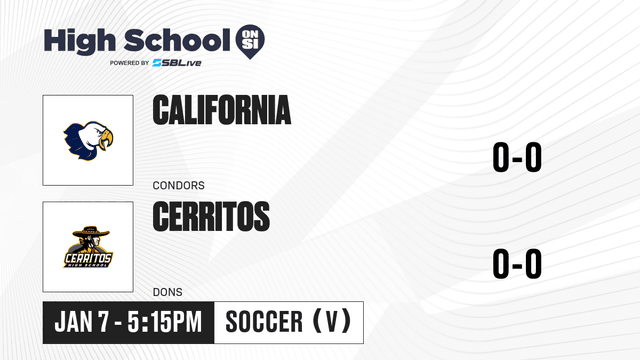 California vs Cerritos Girls Soccer