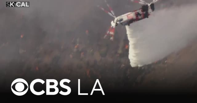 Lemon Fire burning near Palmdale forces evacuation orders, LA County firefighters say