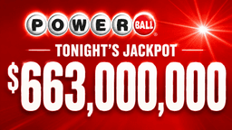 $663 million Powerball jackpot up for grabs Wednesday night