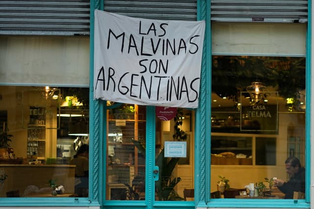 Argentina's Malvinas World Cup banner fuels merchandise boom