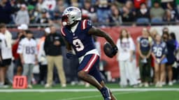 Kayshon Boutte takes Mike Vrabel's "inactive" comment in stride