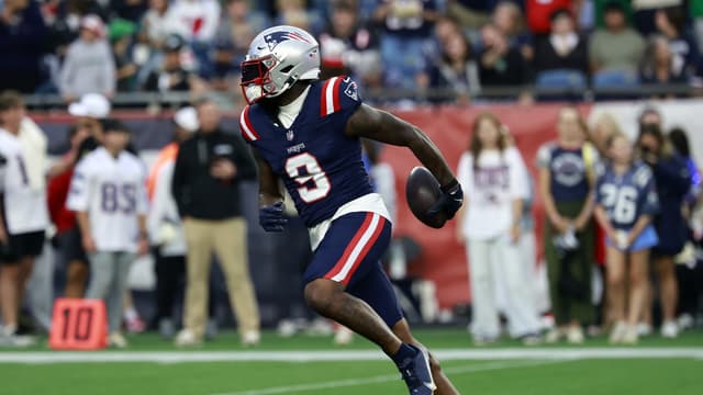 Kayshon Boutte takes Mike Vrabel's "inactive" comment in stride
