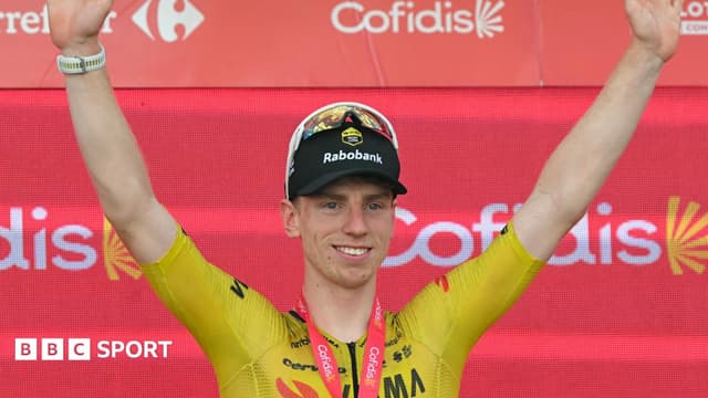 Vuelta a Espana: GB's Matthew Brennan sprints to historic fifth stage win of 2026 race