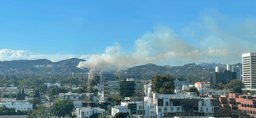Getty Fire Breaks Out Above Brentwood; Evacuation Warnings Issued