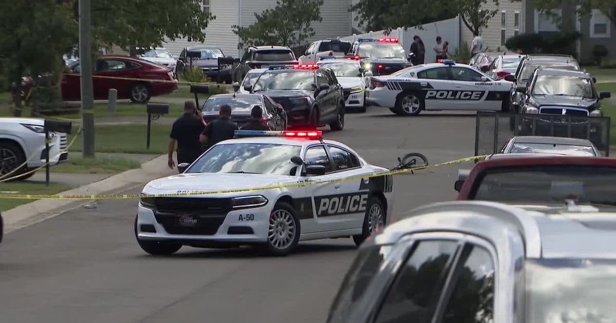 Child riding bicycle killed in Durham crash