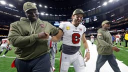 Baker Mayfield Loses Bet to Todd Bowles, Wears Michigan Colors After Oklahoma's Upset Loss