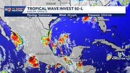 National Hurricane Center tags Invest 92-L in Gulf