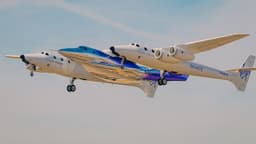 Watch Virgin Galactic's new 'Delta-class' space plane take to the skies for the 1st time (video)