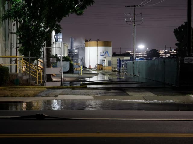 Crack found in California toxic chemical tank could relieve pressure