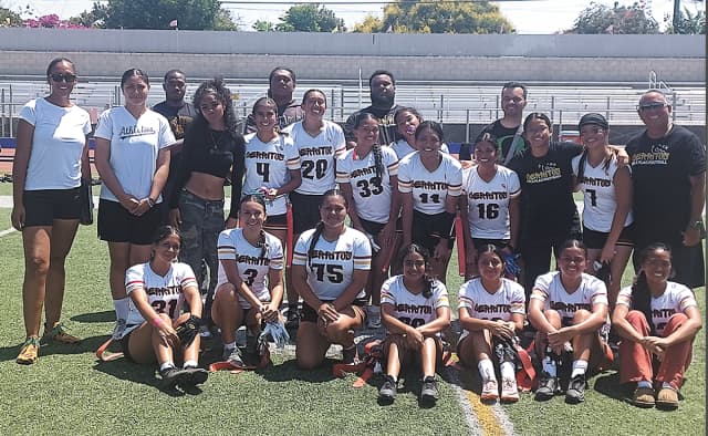 Cerritos Girls Flag Football Wins Historic Double OT Thriller in Program Debut