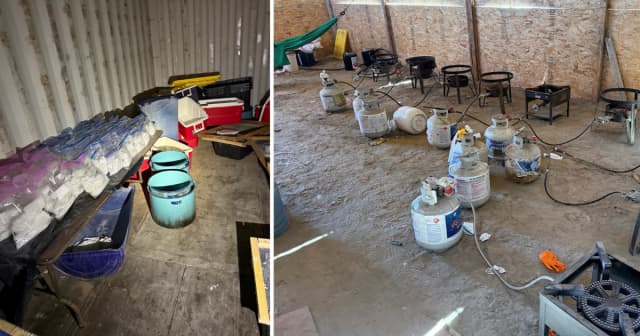 LA County deputies find drug lab with 800 pounds of meth during illegal dumping call