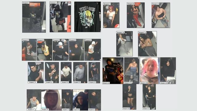 Sheriff's department shares photos of 27 suspects wanted in East L.A. AutoZone break-ins