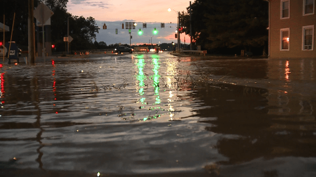 Floodwaters block roads, prompt evacuations in southeastern Indiana