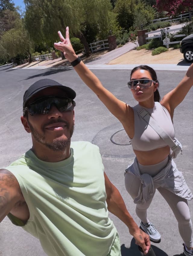 Lewis Hamilton Drops a Fresh Batch of Kim Kardashian Photos