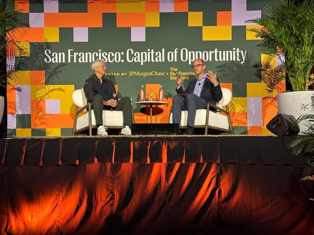 JPMorgan chief says S.F. is back on track. His bank is betting on it