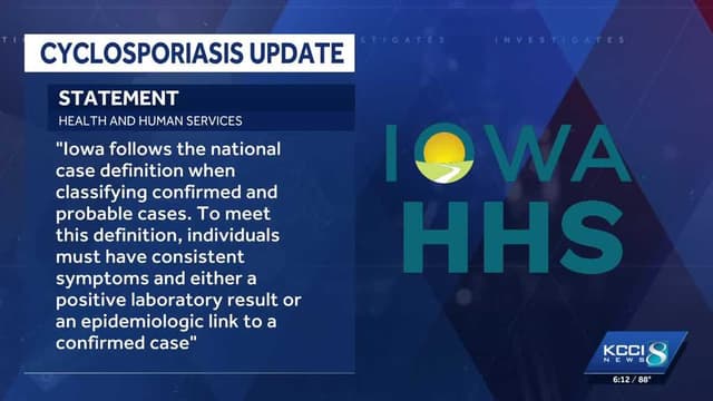 KCCI Investigates: Iowa HHS says likely Cyclospora cases part of national outbreak