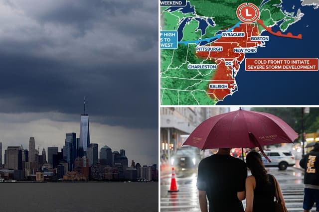More than 90M Americans under risk of thunderstorms, hail and possible tornadoes this weekend