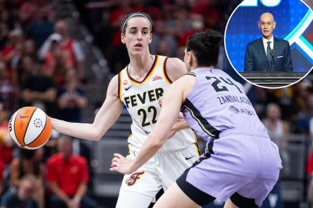 Adam Silver believes Caitlin Clark has become a 'political football' in WNBA