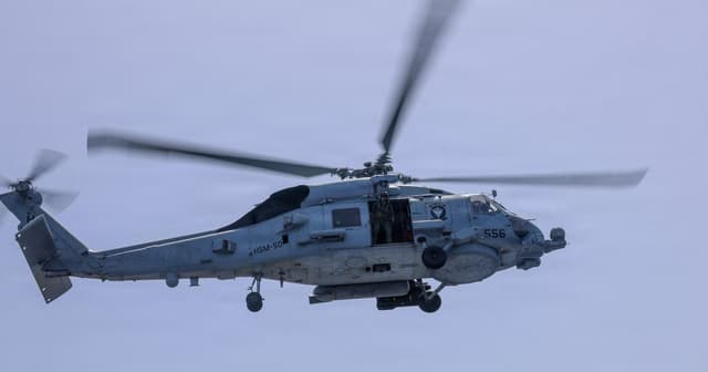 U.S. helicopter goes down in Arabian Sea, crew member missing, Navy says