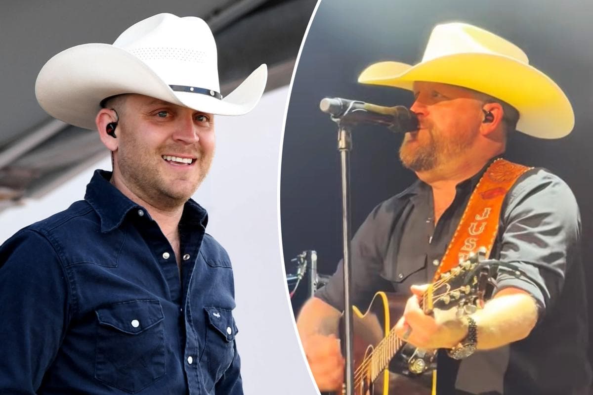 Country singer Justin Moore reveals ‘fat neck’ condition that changed his appearance