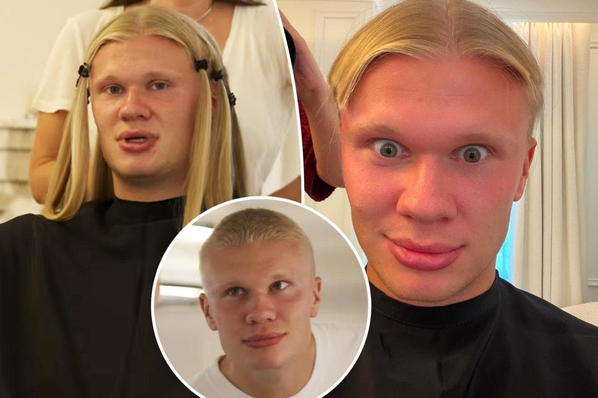 Erling Haaland shocks fans with new haircut