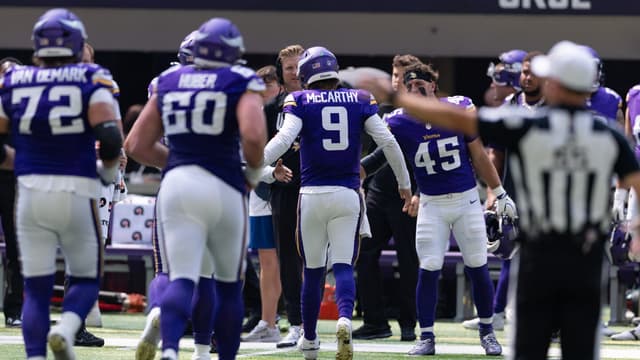 J.J. McCarthy won't play for Vikings in preseason finale, due to ankle injury