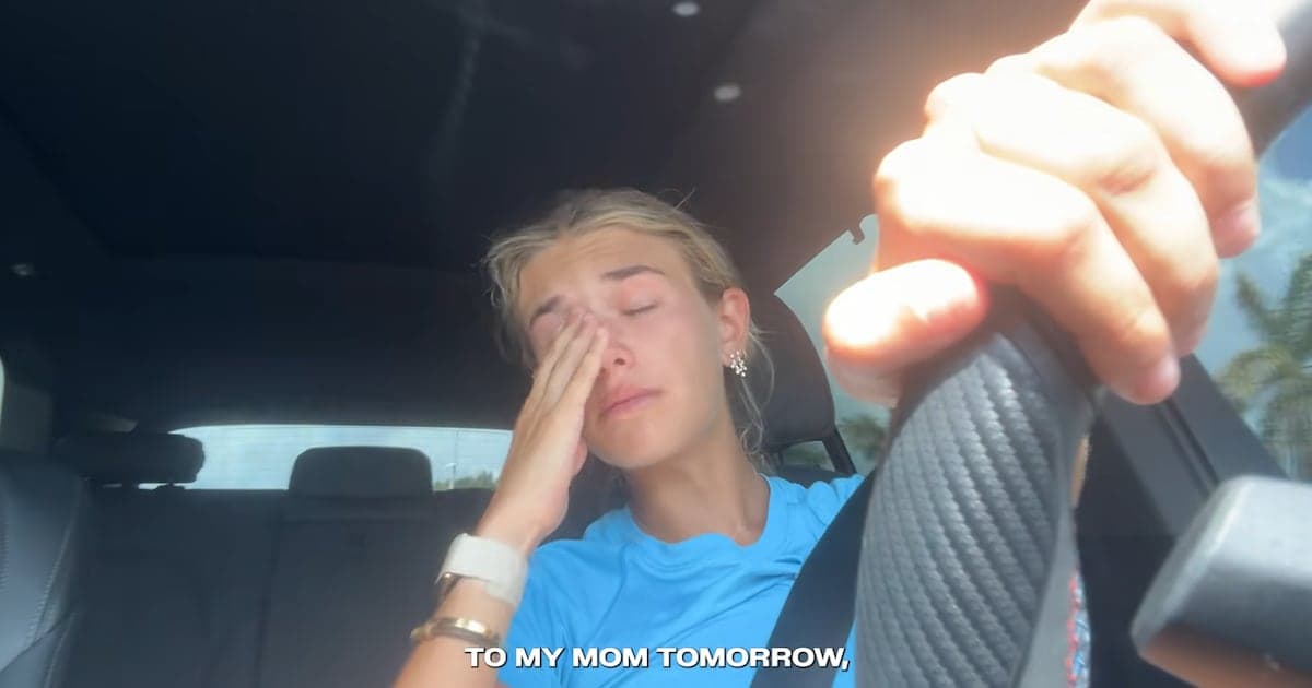 Kai Trump Breaks Down in New College Vlog