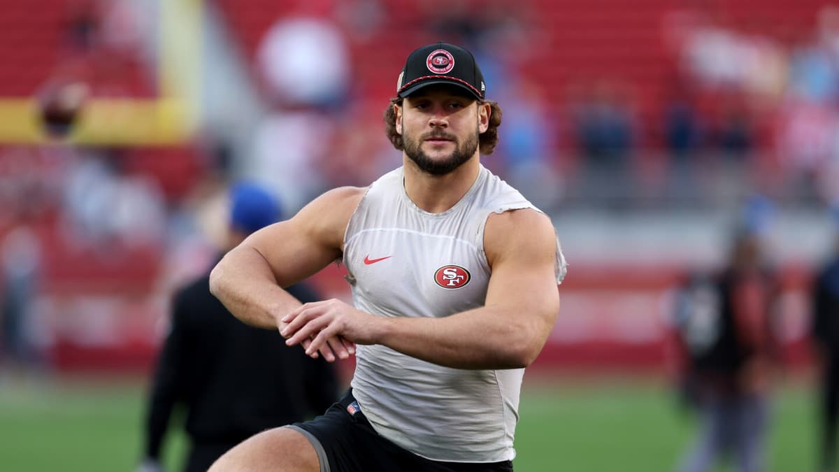 Nick Bosa, George Kittle limited participants in practice