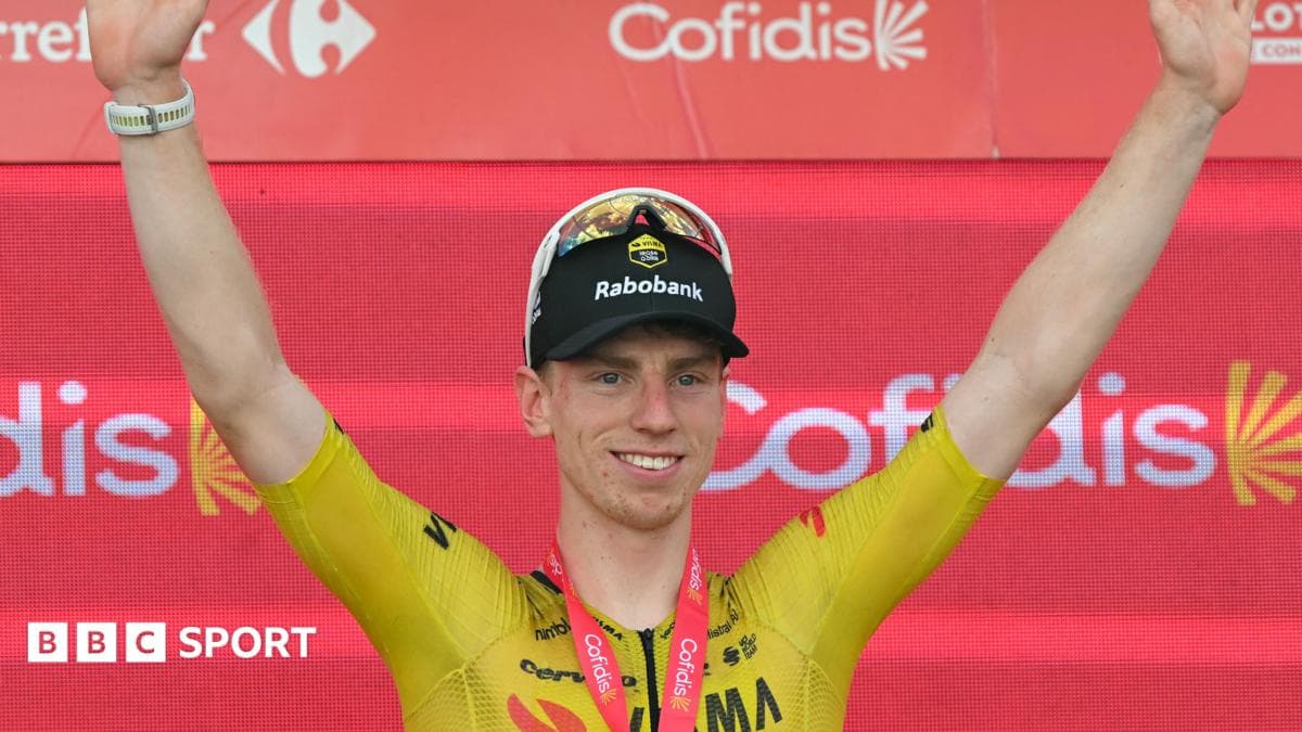 Vuelta a Espana: GB's Matthew Brennan sprints to historic fifth stage win of 2026 race