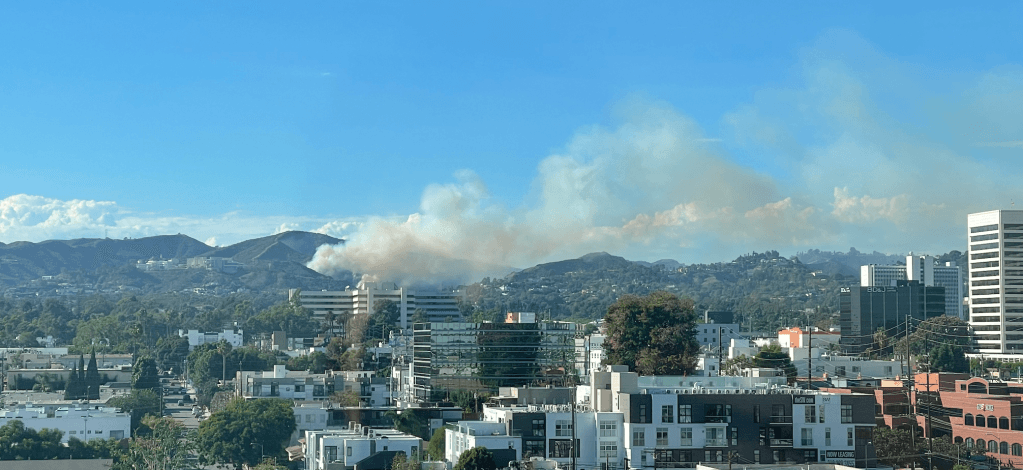 Getty Fire Breaks Out Above Brentwood; Evacuation Warnings Issued