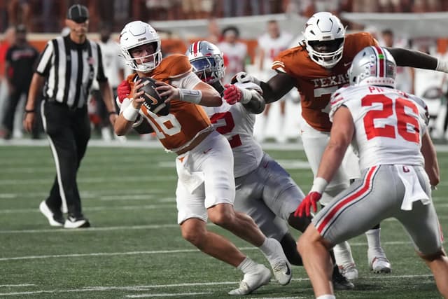 College football live updates, score: Texas rallies past Ohio State in thriller; OK State stuns Oregon