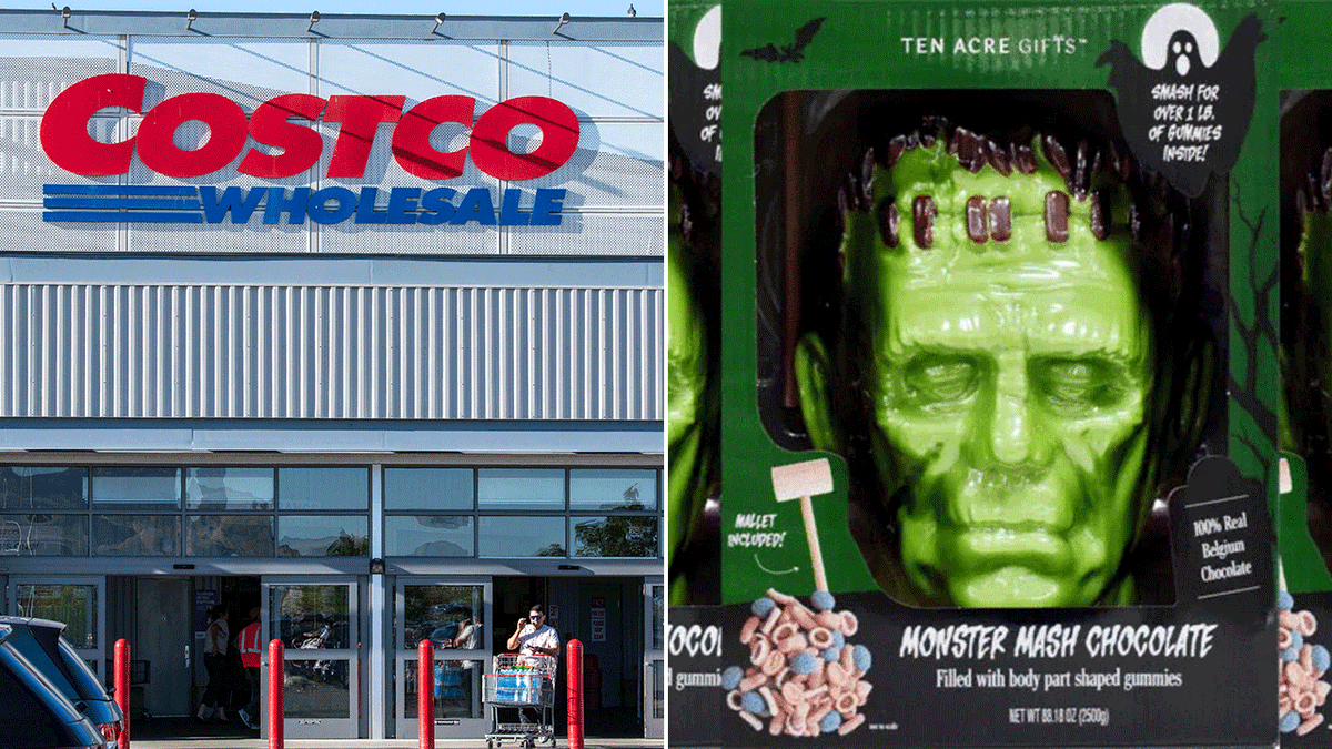 Costco's Frankenstein chocolate and gummy Halloween treat is 5.5 pounds and $55
