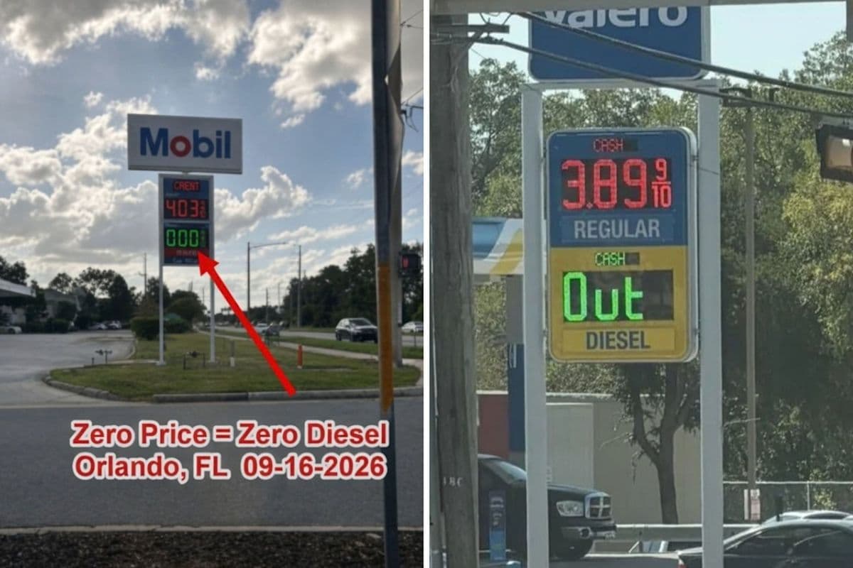 Some gas stations "out of diesel" as prices surge