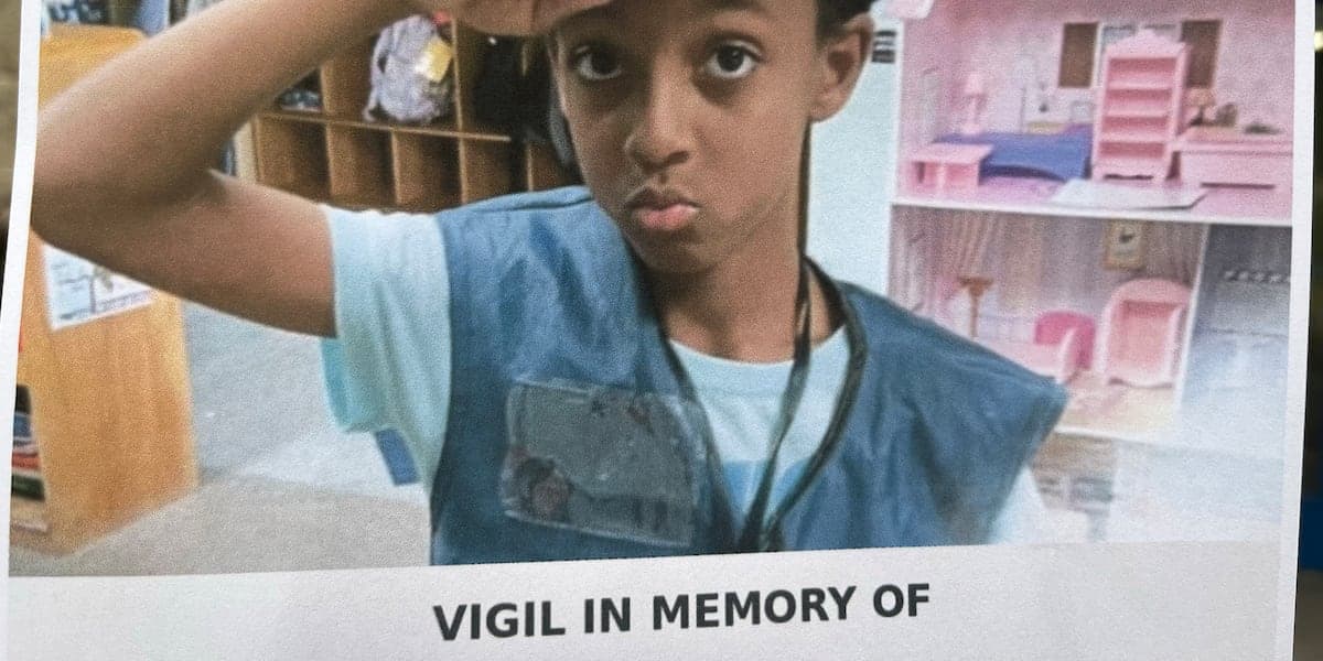 Family holds vigil for 10-year-old who died on school field trip