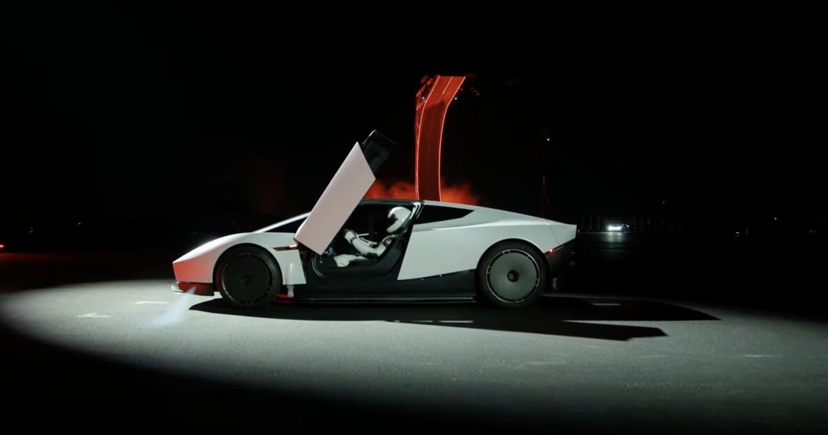 The Tesla Roadster flew, drove upside down, and hit 60mph in under a second