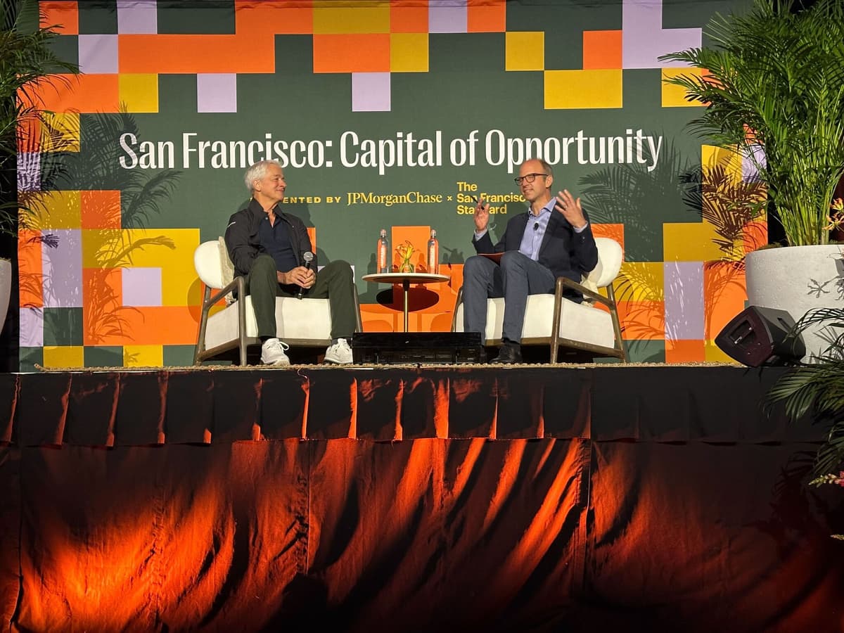 JPMorgan chief says S.F. is back on track. His bank is betting on it